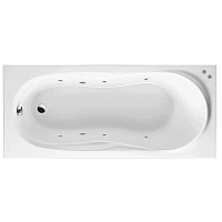 Ванна гидромассажная Excellent Sekwana Soft 170 x 75 см, белый/хром, WAEX.SEK17.SOFT.CR