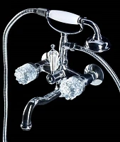 Смеситель для ванны Boheme Crystal хром