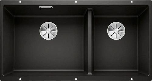 Мойка для кухни Blanco Subline 480/320-U 85.5 см черный - фото 3