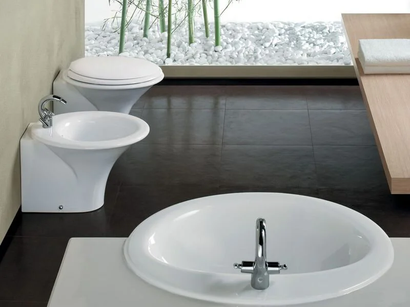 Биде напольное Hatria Sculture YR4201 (детальная фотография), современные, hi-tech