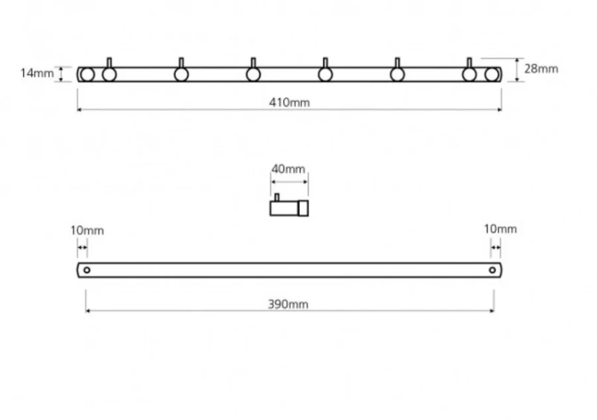 Крючок для ванной Bemeta Neo хром 104606115 (детальная фотография), современные, hi-tech