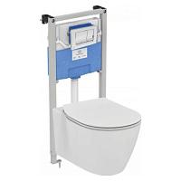 Унитаз с инсталляцией Ideal Standard ProSys Connect с механической панелью смыва