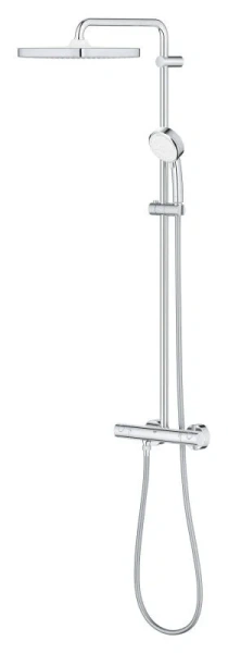 Душевая стойка Grohe Tempesta Cosmopolitan хром 26689000 (детальная фотография), с тропическим душем