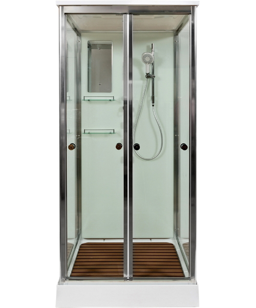 Душевая кабина Deto V 100х100 см средний поддон V1015 (детальная фотография)