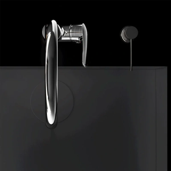 Смеситель для кухни AM.PM Like F8007D с универсальным диспенсером (детальная фотография), с поворотным изливом