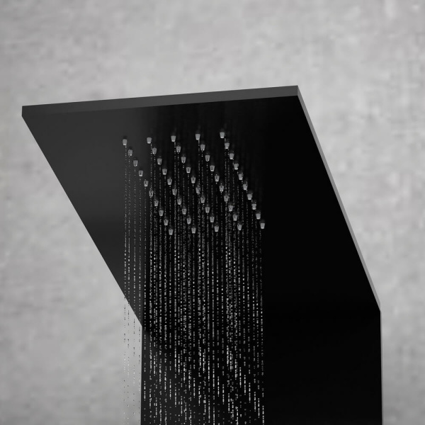 Душевая кабина Black&White Galaxy G8708 110x80 см с гидромассажем 8708000 (детальная фотография), матовый профиль