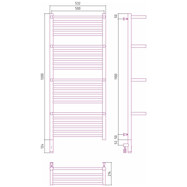 Схема (детальная фотография), лесенка, вертикальные