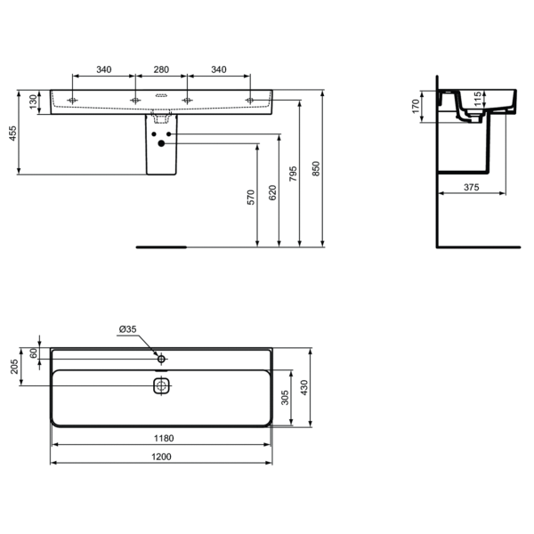 Схема (детальная фотография), из санфарфора