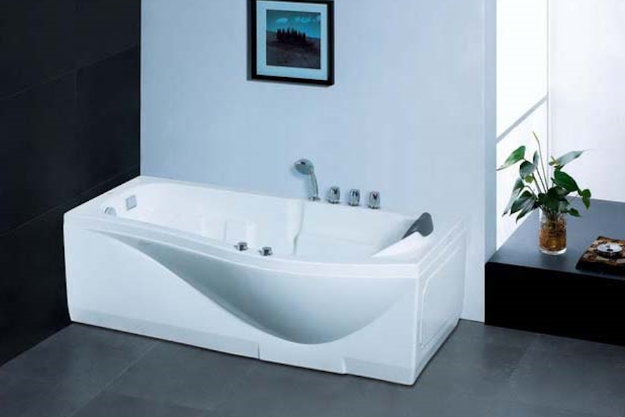 Ванна акриловая левая Gemy 175Х85 СМ G9010 B L (детальная фотография), акриловые