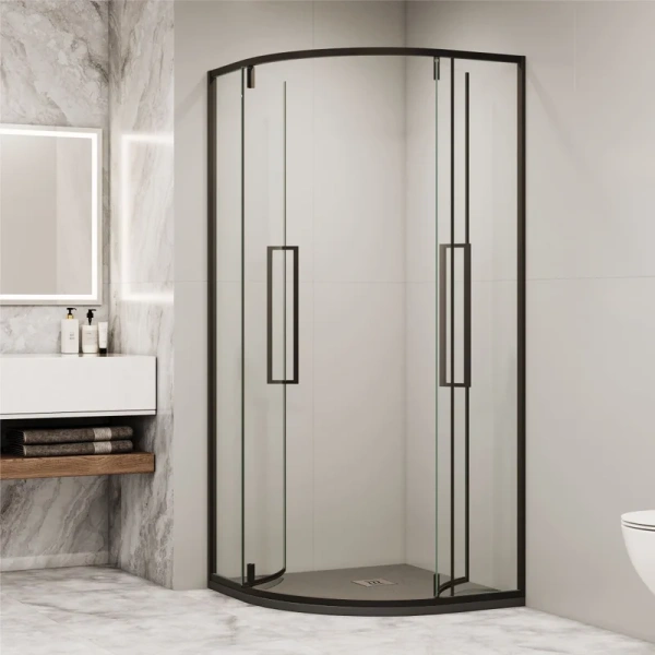 Душевой уголок RGW Stilvoll SV-53B 80х80 см профиль черный 06325388-14 (детальная фотография), черные