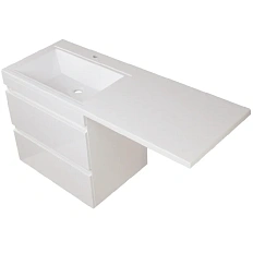 Тумба с раковиной подвесная Style Line Даллас СС-00002337 140 см МДФ