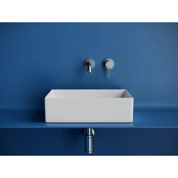 Раковина Ceramica Nova Element 47 см белая глянцевая CN6069 (детальная фотография), в форме чаши, прямоугольной формы