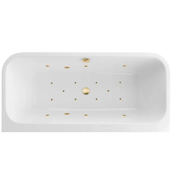 Ванна гидромассажная Excellent Arana Relax 180 x 85 см, белый/золото, WAEX.ARA18.RELAX.GL (детальная фотография)