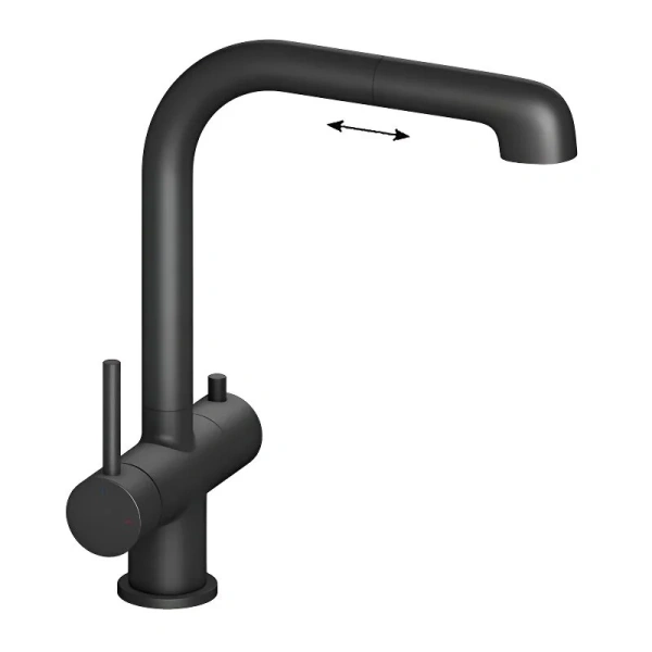 Смеситель для питьевой воды Timo Saona черный матовый 2346/03FL (детальная фотография)