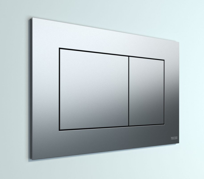 Клавиша смыва Tece TECEnow хром матовый 9240402 (детальная фотография), в наличии