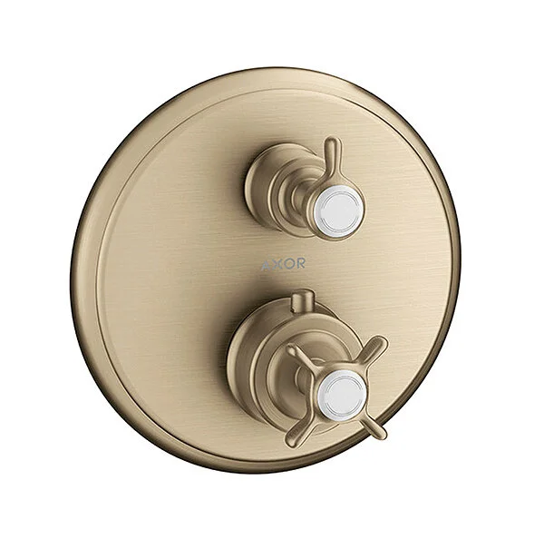 Смеситель для душа термостатический шлифованный никель Axor Montreux 16800820 (детальная фотография)