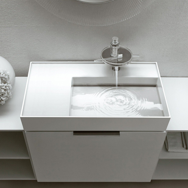 Раковина Laufen Kartell 8.1033.9.000.104.1 90x46 см (детальная фотография), современные, hi-tech