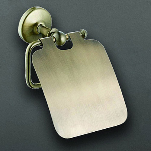 Бумагодержатель для ванной Art&Max Antic AM-2683 (детальная фотография), бронза, комбинированные