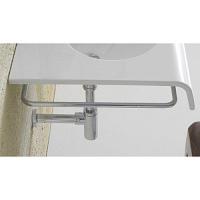 Полотенцедержатель для раковины боковой, цвет хром, Globo Bowl+