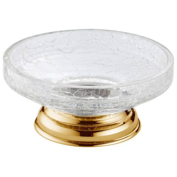 Мыльница настольная для ванной Bagno & Associati Opera OP 725 (детальная фотография), хром, бронза, золото