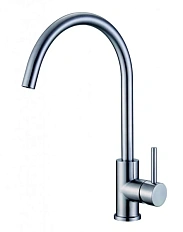 Смеситель для кухни BelBagno из нержавеющей стали в исполнении сатин