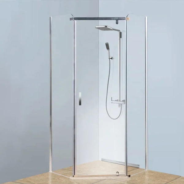 Душевой уголок BERGES Solo 100x100 см профиль хром 061109 (детальная фотография)