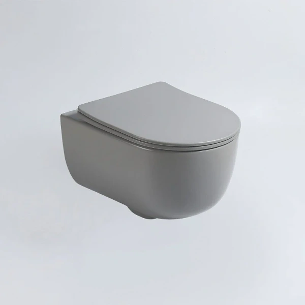 Унитаз подвесной Vincea Evo серый матовый VT1-34SMG (детальная фотография)