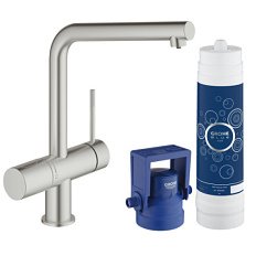 Смеситель для кухни,суперсталь, GROHE Blue Minta Pure 31345DC2