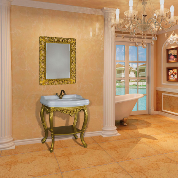 Консоль напольная, цвет золото, Tessoro Isabella 80 TS-10108-G (детальная фотография), классические, ретро