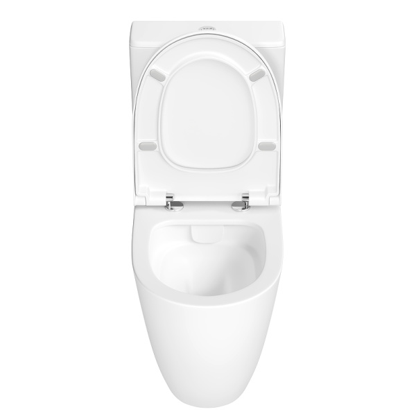 Унитаз компакт VitrA Sento сиденье тонкое 9830B003-7203 (детальная фотография), современные, hi-tech, круглые