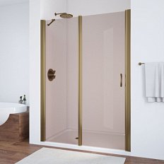 Душевая дверь профиль бронза стекло бронза Vegas-glass