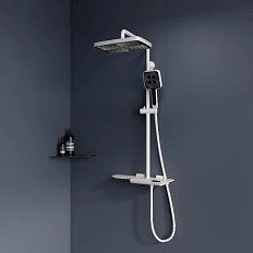 Душевая стойка RGW Shower Panels белая