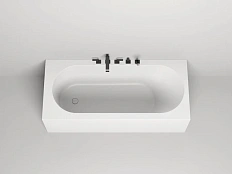 Ванна из искусственного камня Salini Fabia 180x80 см белая глянцевая