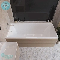 Ванна из искусственного камня Marmo Bagno Милано 170 x 75 см MB-M170-75