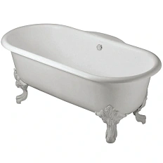 Чугунная отдельностоящая ванна Jacob Delafon Circe E2919N-00, 175 х 80 см, белая