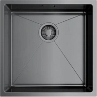 Мойка для кухни Omoikiri Taki 44-U/IF-GM 44 см вороненая сталь