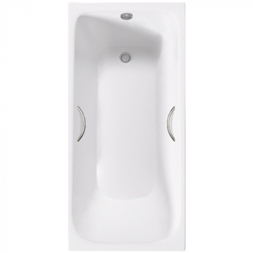 Ванна чугунная Delice Continental Plus 150х70 см с отверстиями под ручки DLR230633R (детальная фотография)