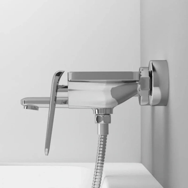 Смеситель для ванны IDDIS Dash однозахватный DASSB00i02WA (детальная фотография), настенные