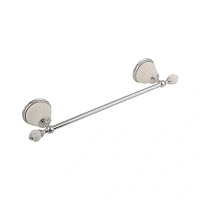 Полотенцедержатель Migliore Olivia белая керамика с золотым декором