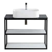 Каркас под раковину подвесной Cezares Cadro 80 см двухъярусный