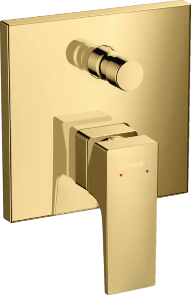 Смеситель для ванны Hansgrohe Metropol полированное золото 32546990 (детальная фотография)