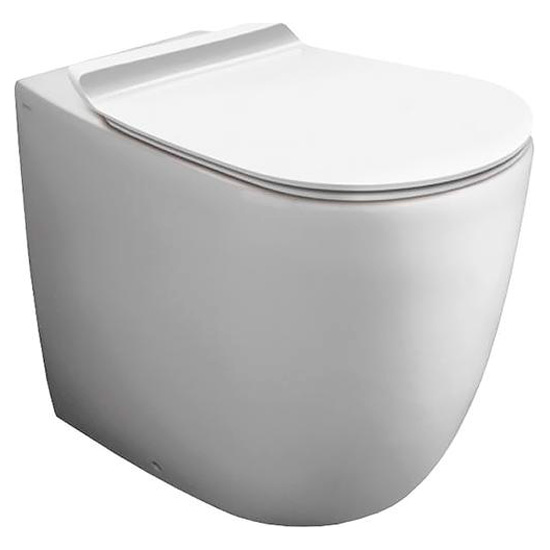 Унитаз напольный, цвет белый, Simas Vignoni VI 01 BI (детальная фотография)