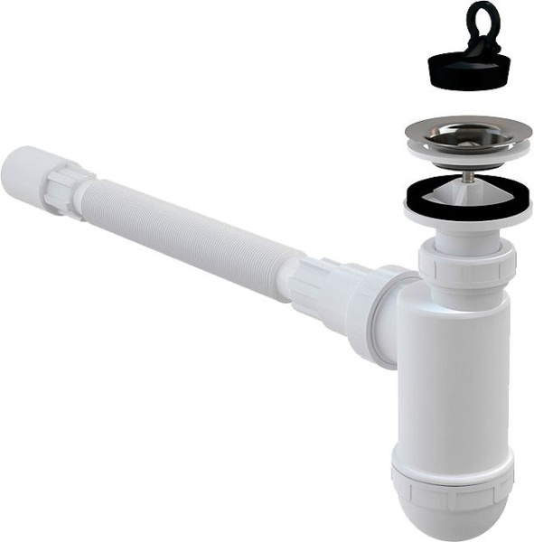 Сифон для раковины Alcaplast A41 A41 Flexi (детальная фотография)