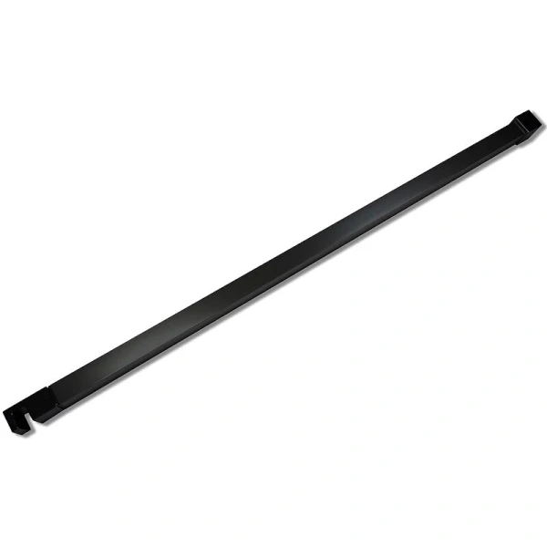 Душевая перегородка Abber Immer Offen 100 см стекло прозрачное AG66100B (детальная фотография), черные