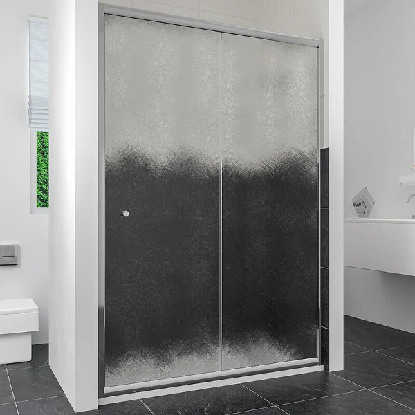 Душевая дверь, стекло шиншилла, RGW Classic 04091210-51 (детальная фотография)