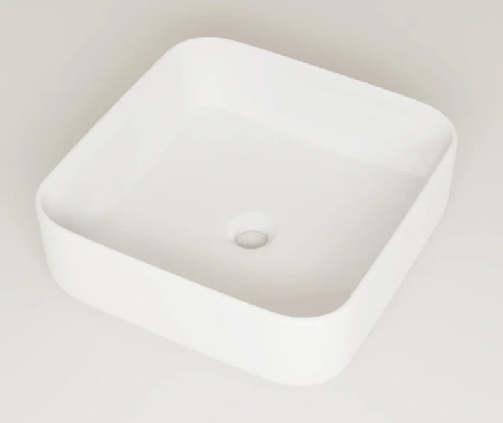 Раковина IDDIS Bridge 39 см белая матовая BRIWM04i27 (детальная фотография), 40 см