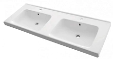 Раковина мебельная Lemark Гармония 125 см двойная