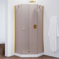 Душевой уголок стекло бронза Vegas-glass AFA-Pen 90 05 R