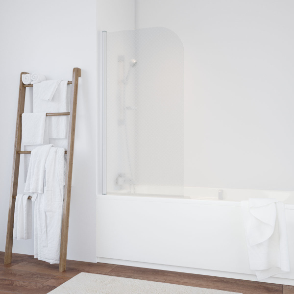 Душевая шторка на ванную стекло ретро Vegas-glass EV 76 R04 L (детальная фотография)