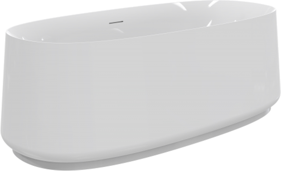 Ванна акриловая Cezares Lux 170x82 см белый глянец CZR-LUX-CENTRAL-170-82-58 (детальная фотография)
